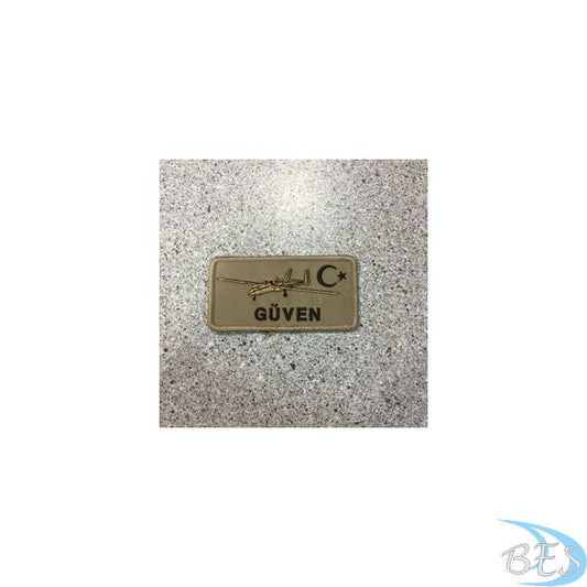 Turquish UAV Nametag Tan