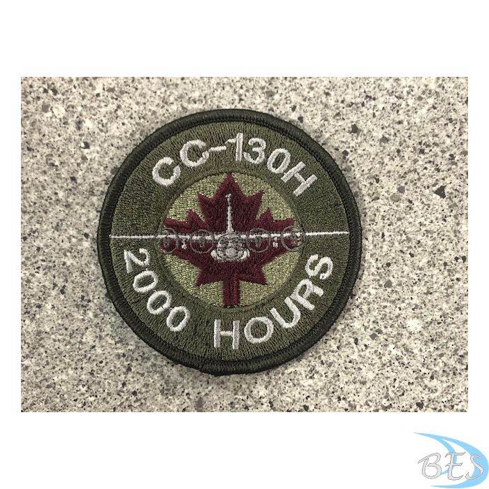 CC-130H 2000 Hours Coloured LVG Patch