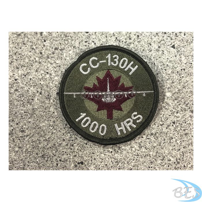 C-130 H Hercules Coloured LVG 1000 Hours Patch