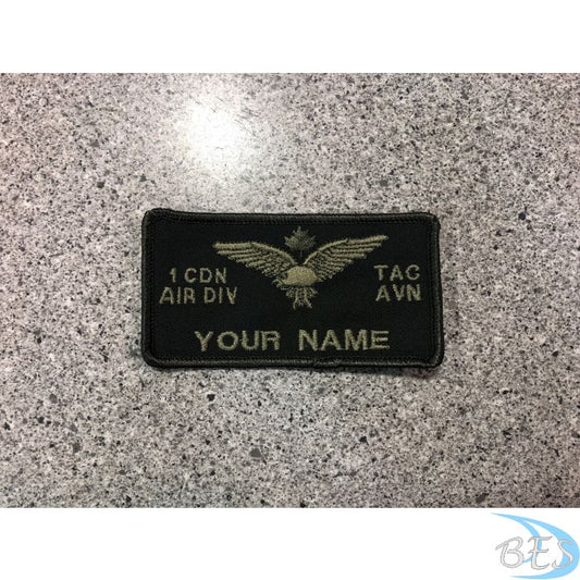 1 Canadian Air Division Tac AVN Nametag LVG