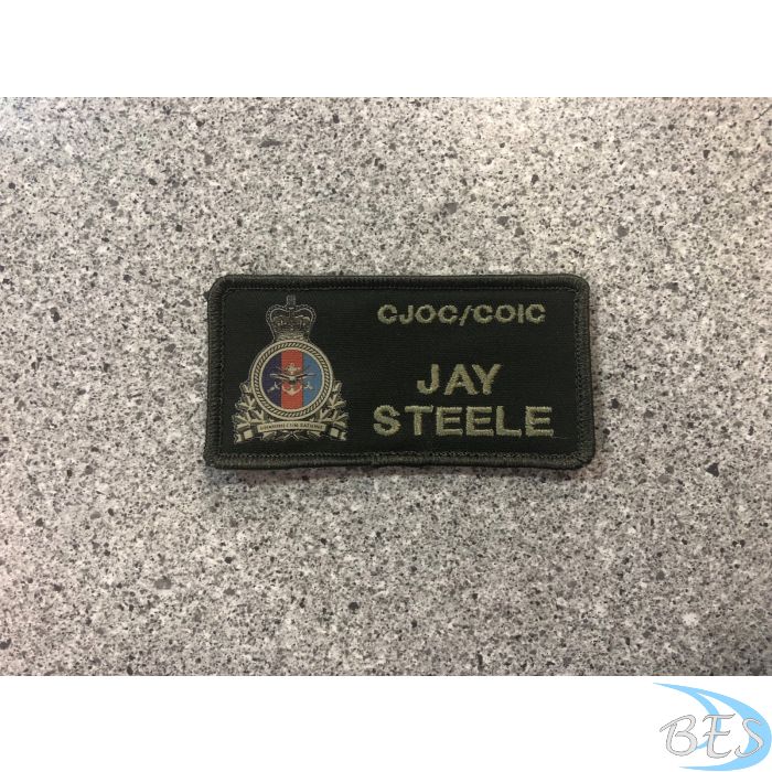 CJOC Nametag Embroidered and Digital transfer Coloured LVG