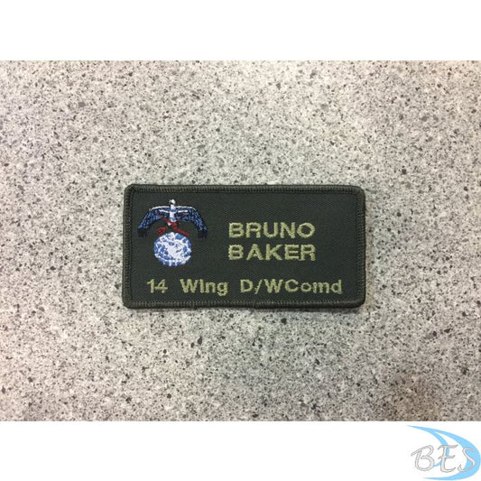 14 Wing D/Wcomd Coloured LVG Nametag