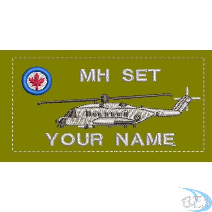 12 Wing MH Set Coloured LVG Cyclone Nametag