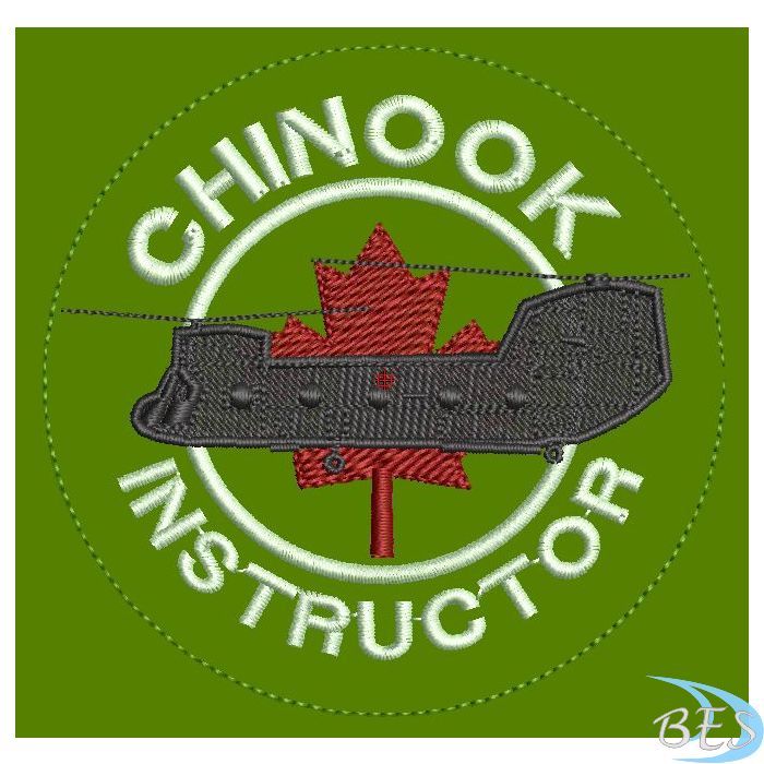 Chinook Instructor Coloured LVG Patch