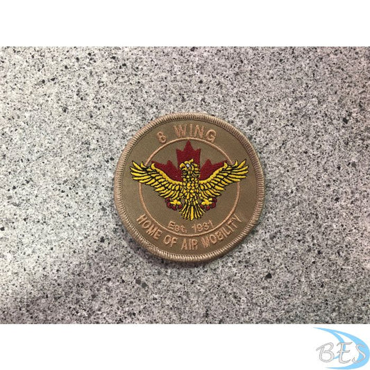 8 Wing Trenton - Home of Air Mobility Patch Tan