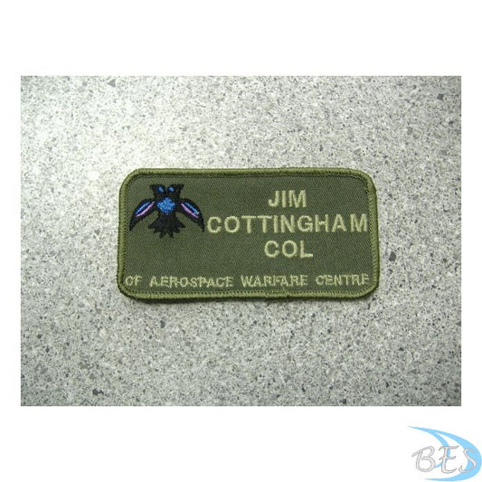 CF Aerospace Warfare Centre Nametag LVG