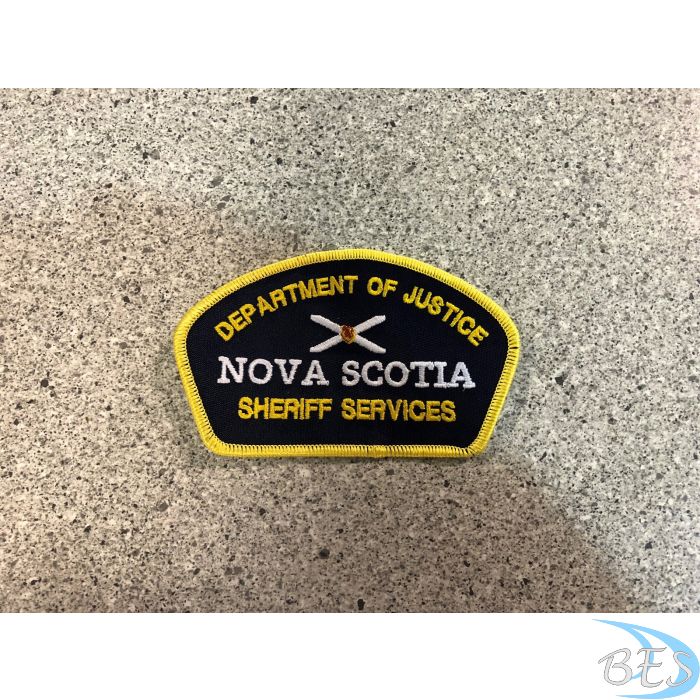 Nova Scotia Department of Justice Sheriff Service patch for TV Serie