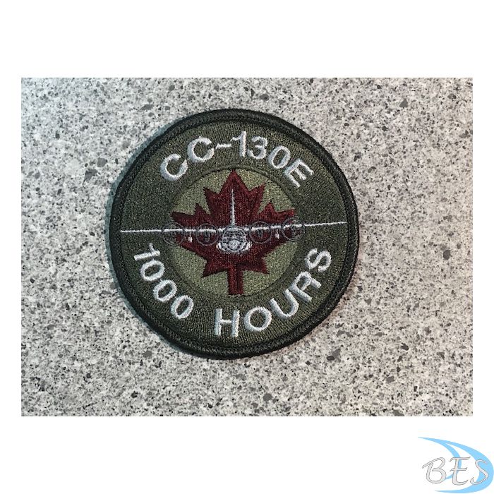 CC-130E 1000 Hours Coloured LVG Patch