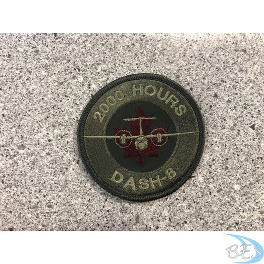 Dash-8 2000 Hours Coloured LVG Patch