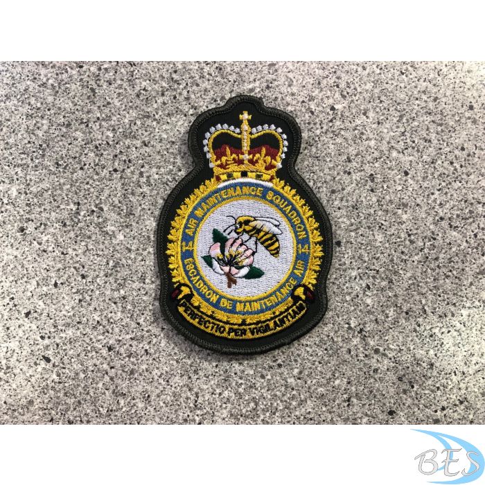 14 Air Maintenance Squadron (14 AMS) Coloured LVG Heraldic Crest