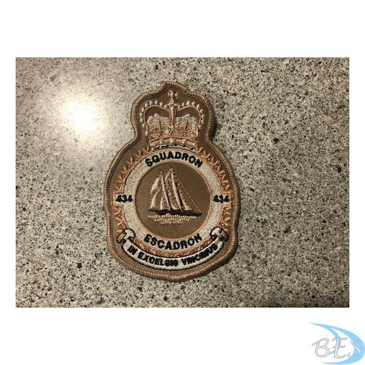 434 Squadron Heraldic Crest Tan