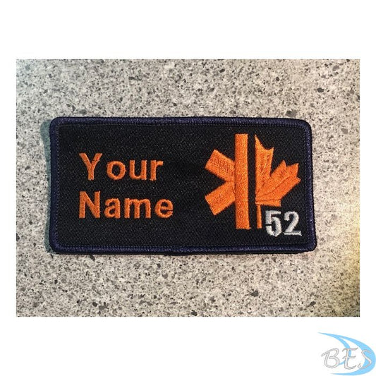 SAR TECH 52 - Half crest/flag  Nametag