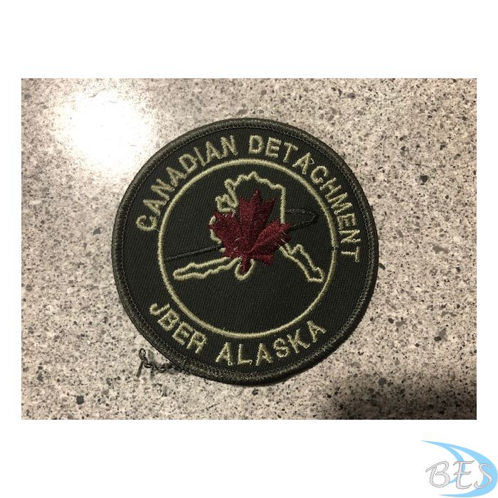 Canadian Detachment JBER Alaska Coloured LVG Patch