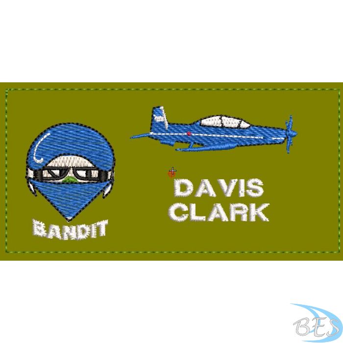 Bandit Nametag Coloured LVG