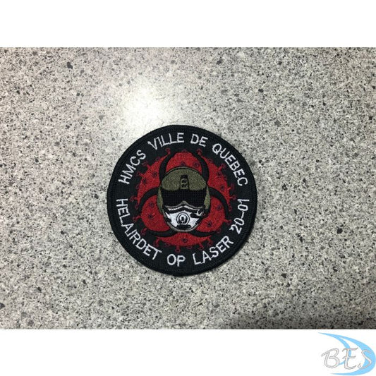 HMCS VILLE DE QUEBEC HELAIRDET  Op Laser 20-21 Patch