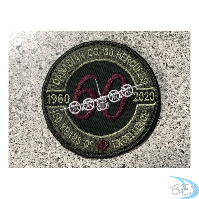 Canadian C130 Hercules 60th Coloured LVG Patch