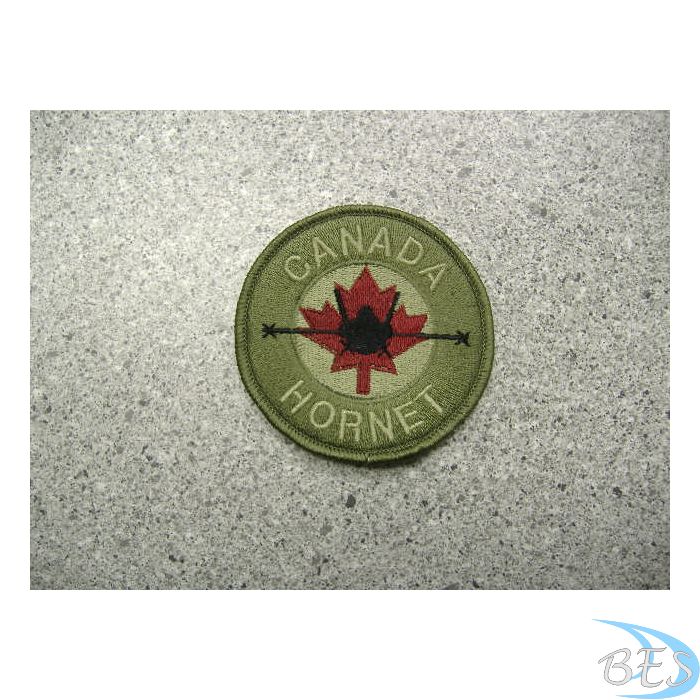 Canada Hornet Patch LVG with maroon Maple Leaf