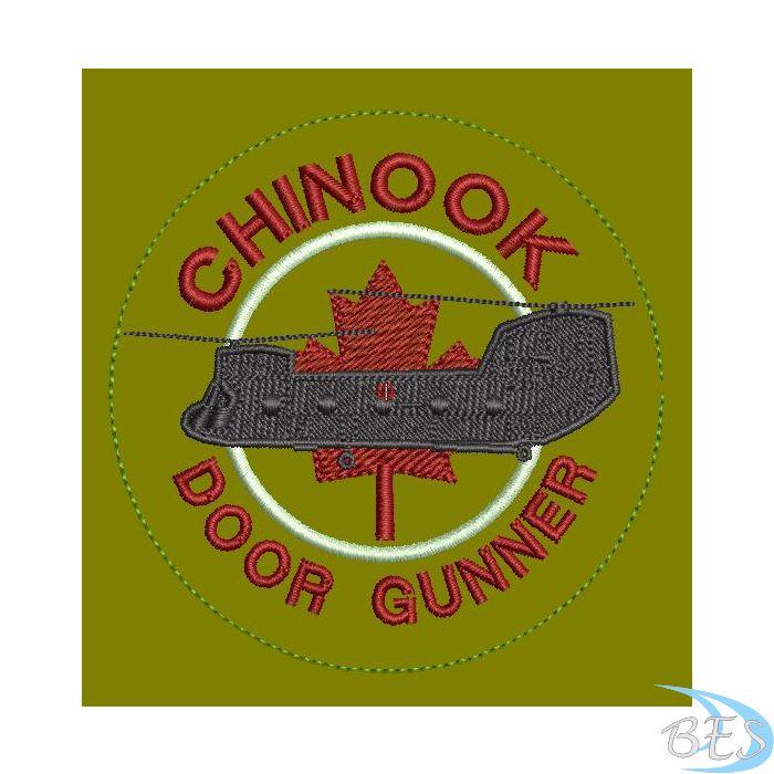 Chinook Door Gunner Coloured LVG Patch