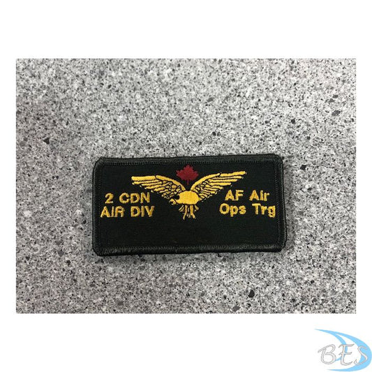 2 Cdn Air Div - AF Air Ops Trg Coloured LVG Nametag