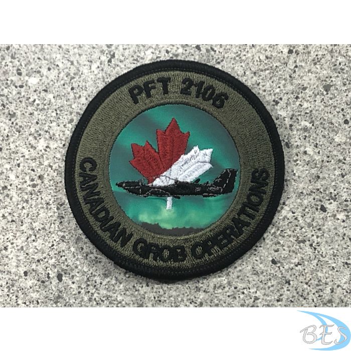 PFT 2106 - Canadian Grob Operations Coloured LVG Patch with Tx Background