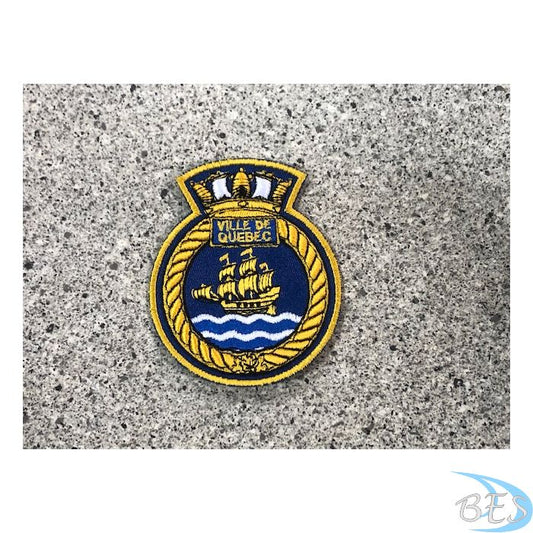 HMCS VILLE DE QUEBEC Ship's Crest 3"
