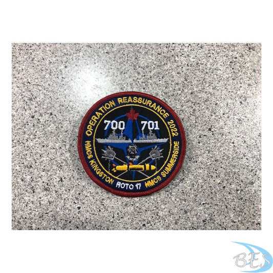 HMCS Kingston/ Summerside Morale Patch OP Reassurance 2022 Roto 17