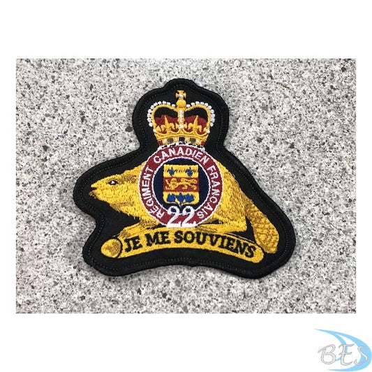 22 ième Régiment Royal du Canada Heraldic Crest