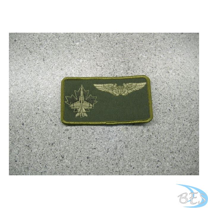 3 Wing Nametag with US Pilot Wings LVG