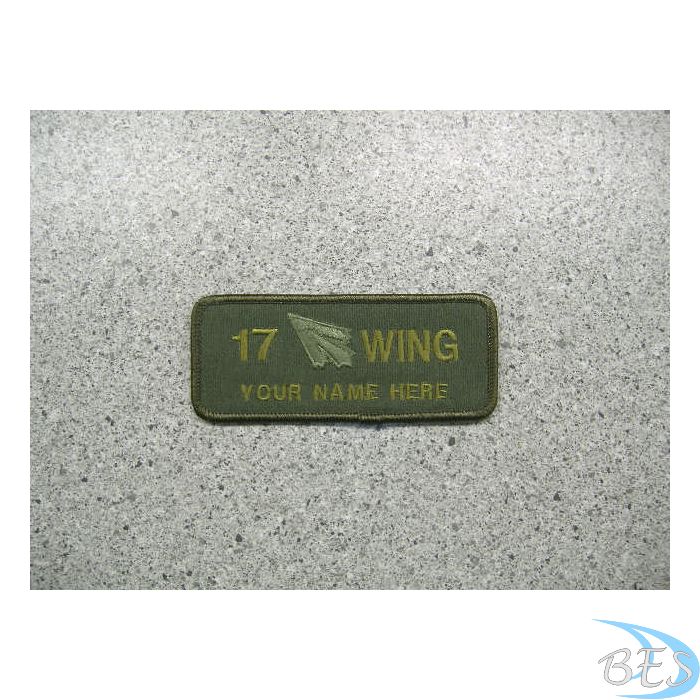 17 Wing Ops Nametag LVG