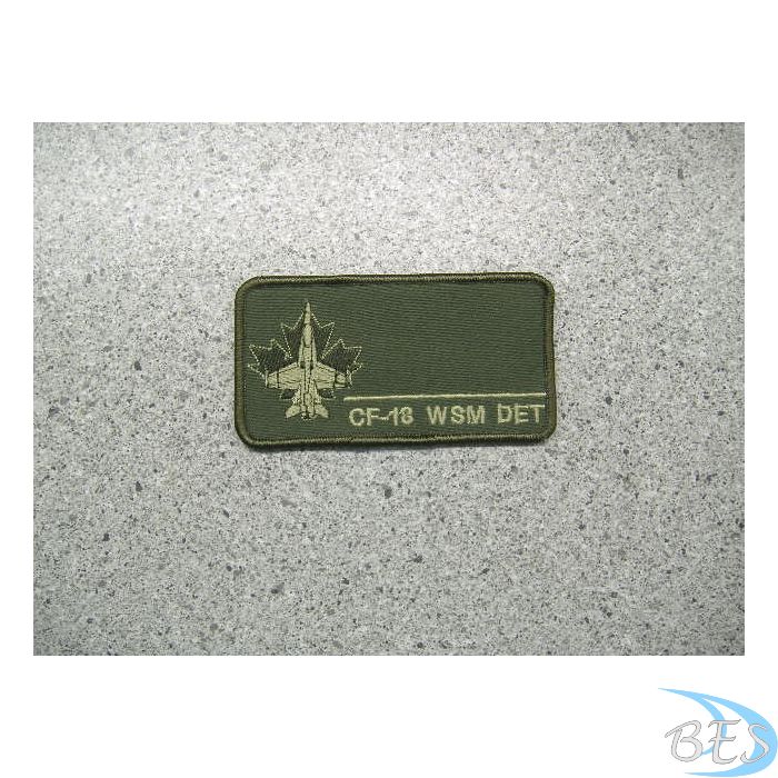 CF-18 WSM Det Nametag LVG