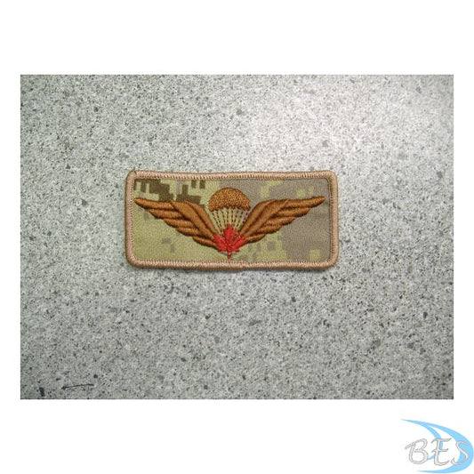 Airborne Wings Rectangle with Red  Maple Leaf ARID