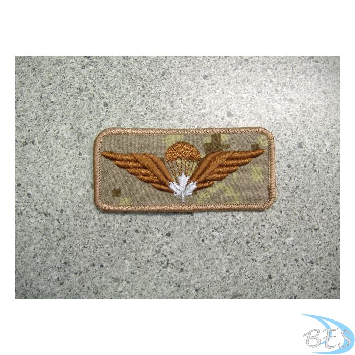 Airborne Wings Rectangle with White Maple Leaf ARID