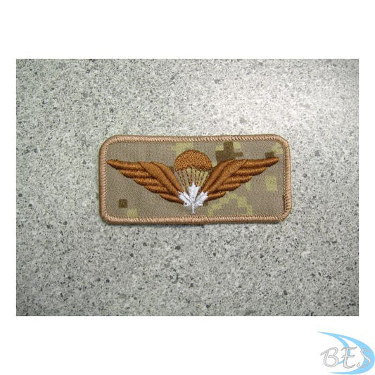 Airborne Wings Rectangle with White Maple Leaf ARID