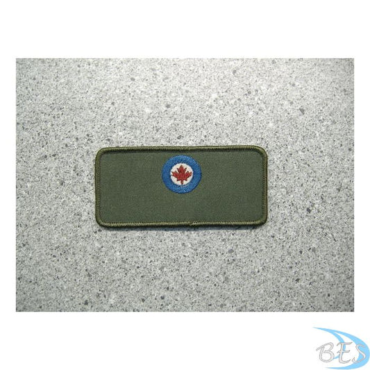 Roundel LV Colour on Military Green Background Nametag