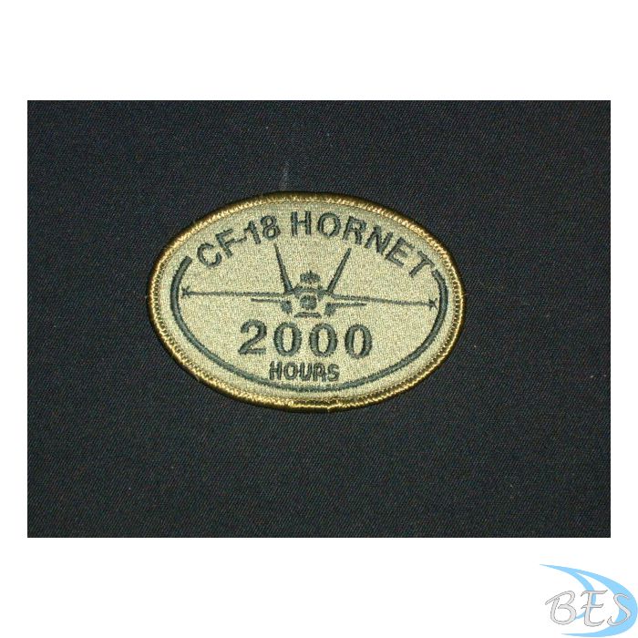 CF-18 Hornet 2000 hrs Patch LVG