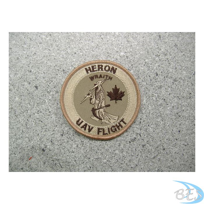 Heron - UAV Flight patch Tan