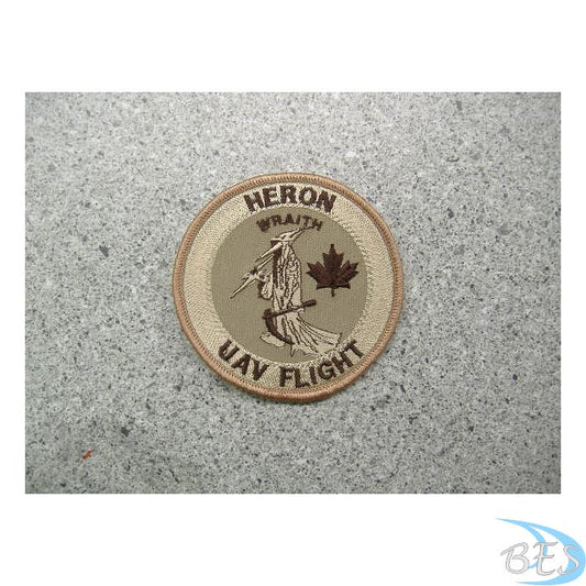 Heron - UAV Flight patch Tan