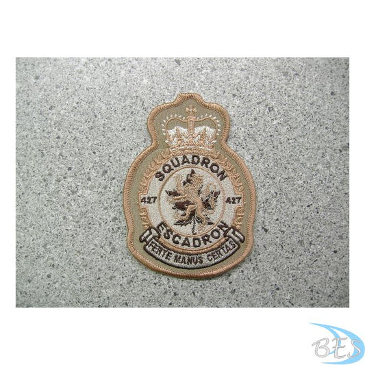 427 Squadron Heraldic crest Tan