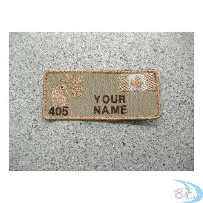 405 Squadron Nametag Tan