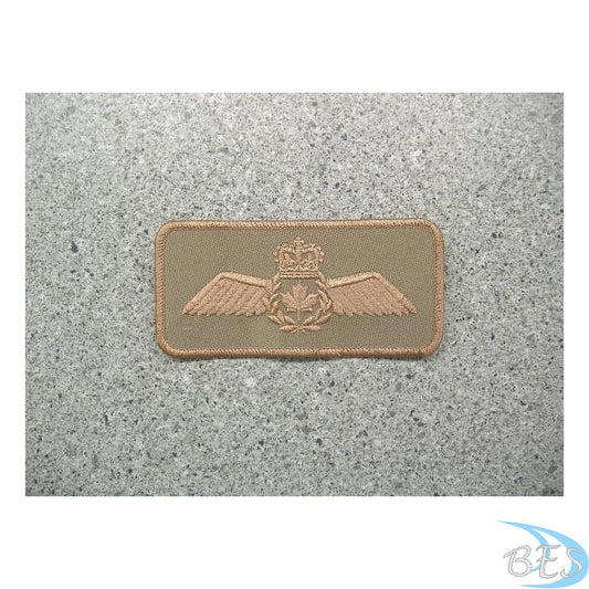 Pilot Wings Nametag style Tan