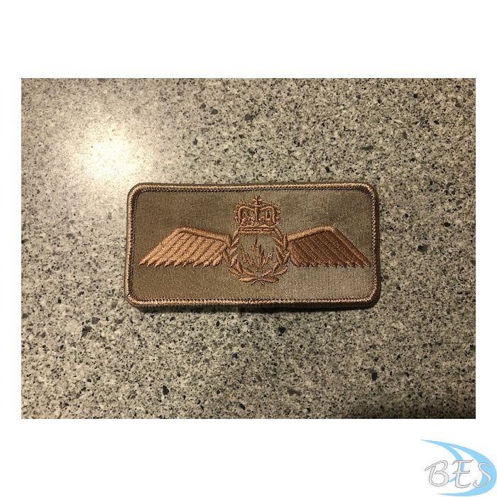 Aesop Wings Nametag Style on Tan