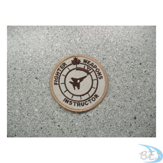 Fighter Weapons Instructor Patch Tan