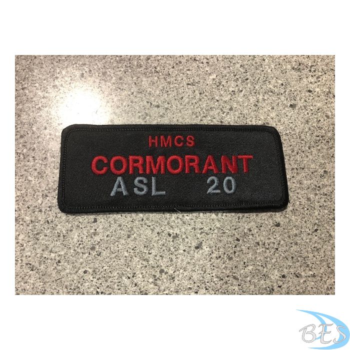 HMCS Cormorant Nametag – DB Embroidery Solutions