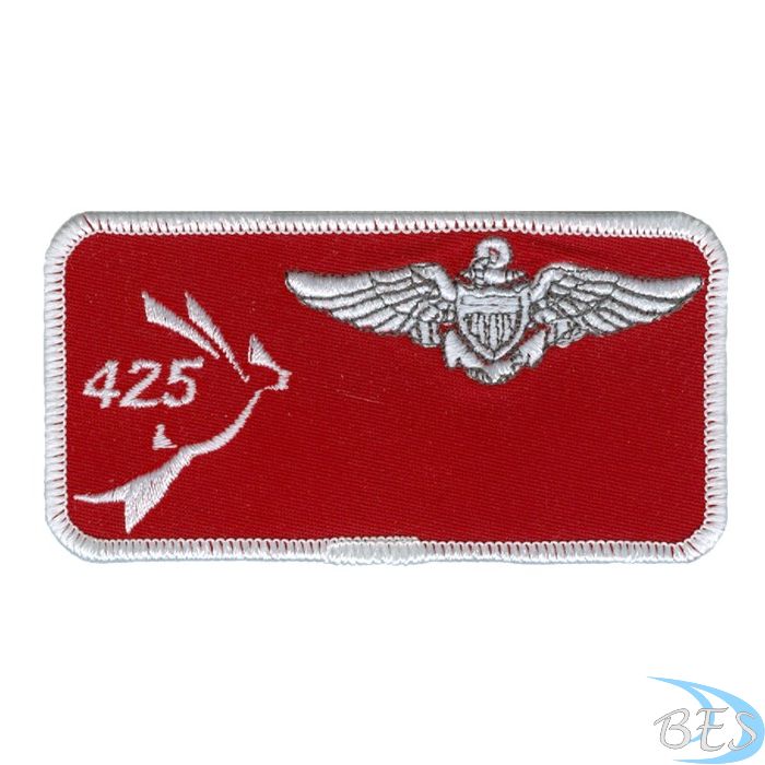 425 Nametag with US Pilot Wings