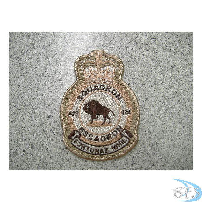 429 Heraldic Patch Tan