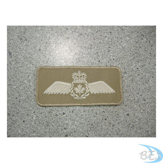 Pilot Wings Nametag style light beige