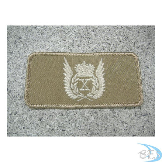 Flight Test Wings Nametag Style Tan