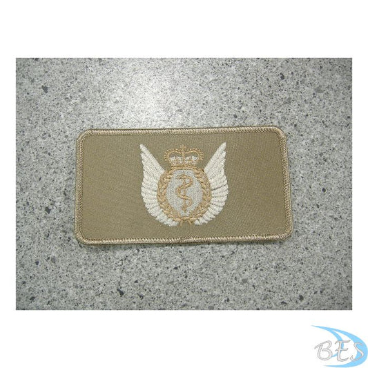 Flight Surgeon's Wings nametag style Tan