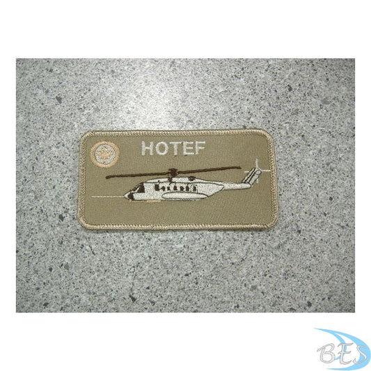 HOTEF Nametag with Cyclone Tan