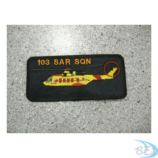 103 Squadron Nametag - Cormorant Orange Text